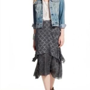 Calypso grey and silver skirt Small